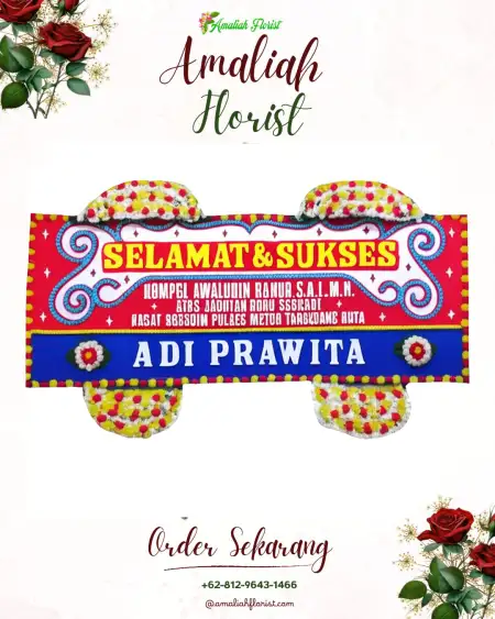 Papan Bunga Ucapan Selamat Suntamon